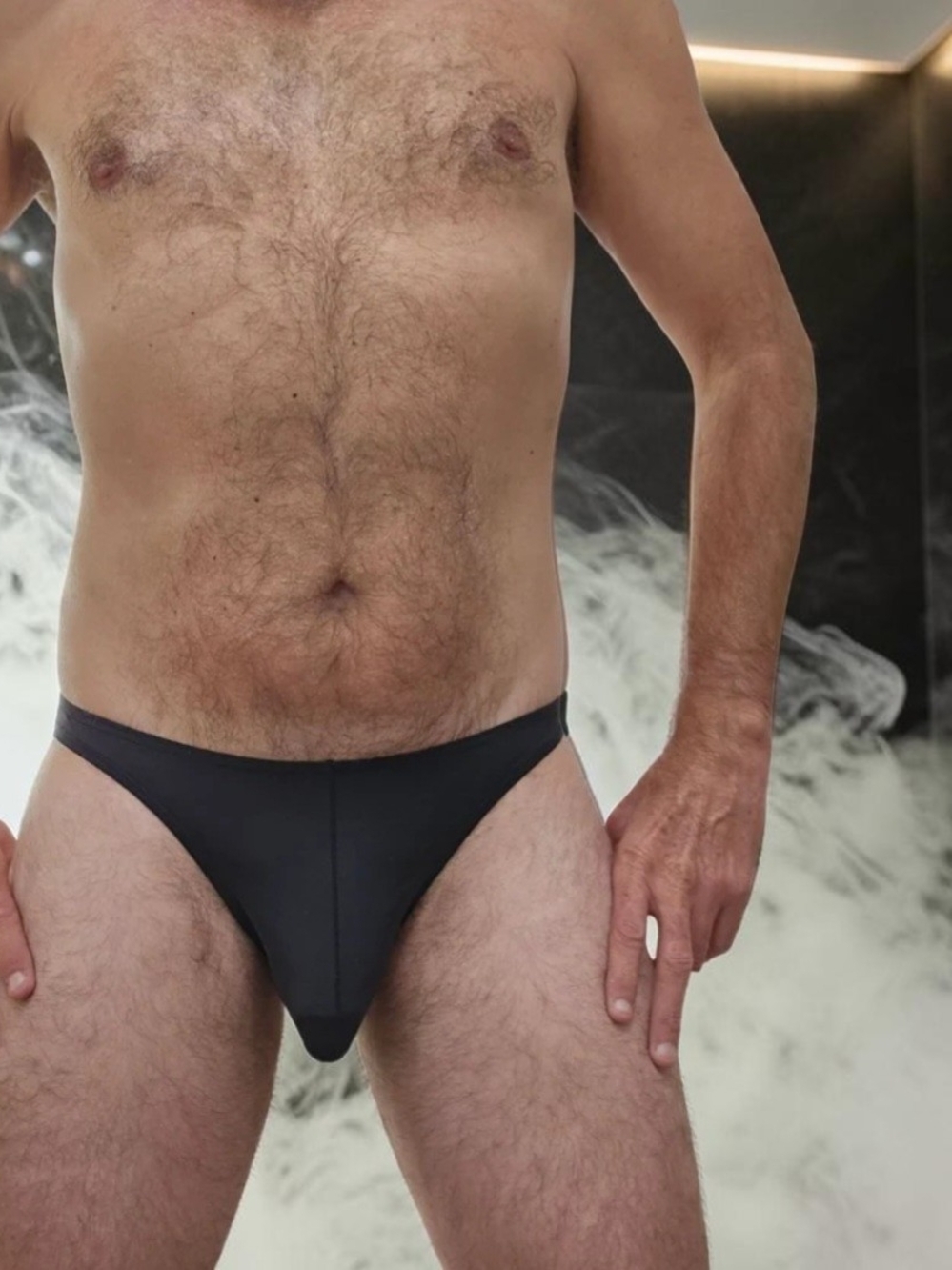 Men's Black Stretch Briefs - Classic Support